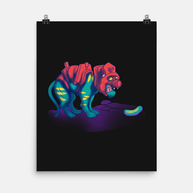 Tiger Vs Cucumber-None-Matte-Poster-Samuel