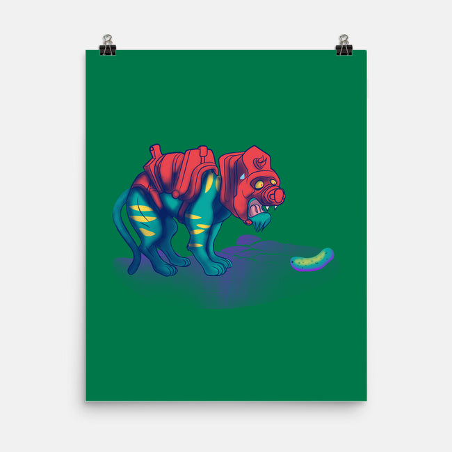 Tiger Vs Cucumber-None-Matte-Poster-Samuel