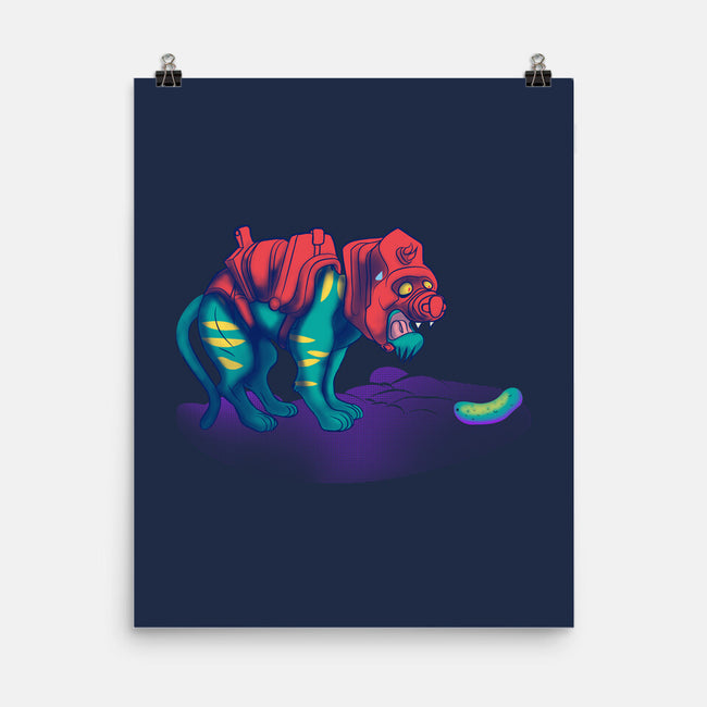 Tiger Vs Cucumber-None-Matte-Poster-Samuel