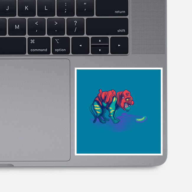 Tiger Vs Cucumber-None-Glossy-Sticker-Samuel