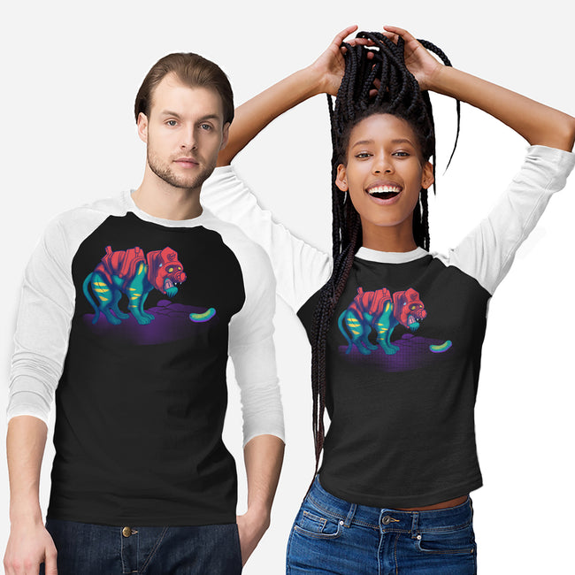 Tiger Vs Cucumber-Unisex-Baseball-Tee-Samuel