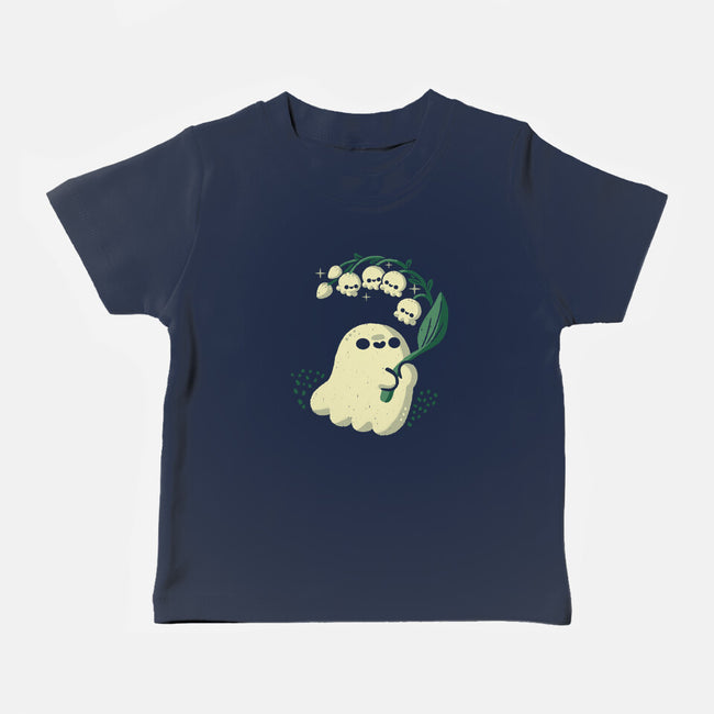 Ghost Meets Lily Of The Valley-Baby-Basic-Tee-xMorfina