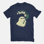 Ghost Meets Lily Of The Valley-Womens-Basic-Tee-xMorfina