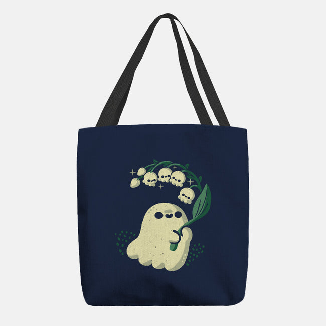 Ghost Meets Lily Of The Valley-None-Basic Tote-Bag-xMorfina