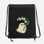Ghost Meets Lily Of The Valley-None-Drawstring-Bag-xMorfina