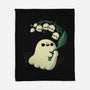 Ghost Meets Lily Of The Valley-None-Fleece-Blanket-xMorfina