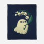 Ghost Meets Lily Of The Valley-None-Fleece-Blanket-xMorfina