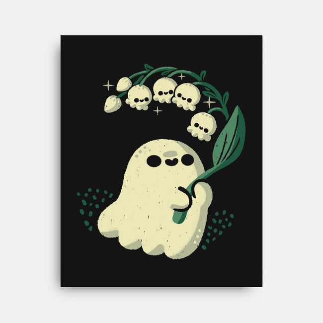 Ghost Meets Lily Of The Valley-None-Stretched-Canvas-xMorfina