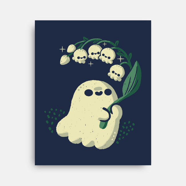 Ghost Meets Lily Of The Valley-None-Stretched-Canvas-xMorfina