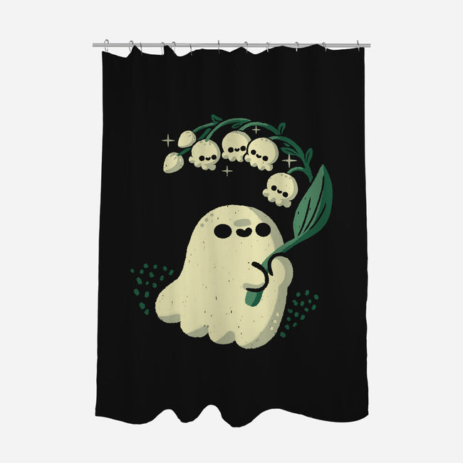 Ghost Meets Lily Of The Valley-None-Polyester-Shower Curtain-xMorfina