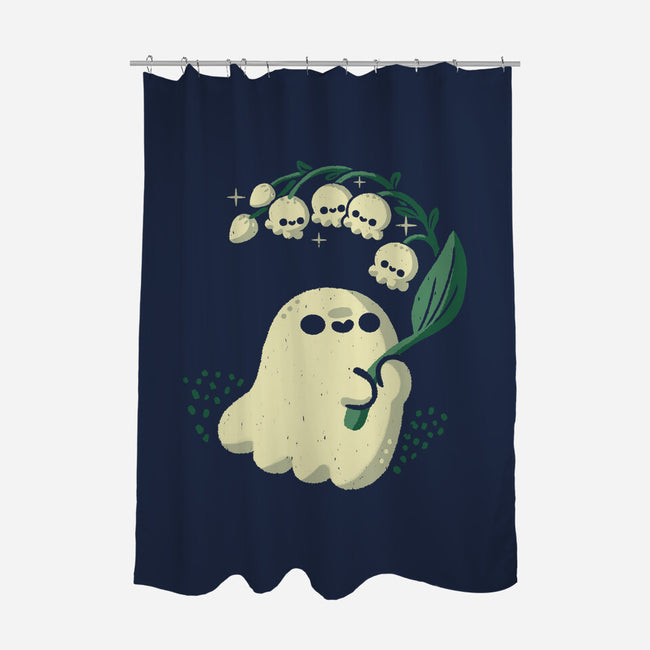 Ghost Meets Lily Of The Valley-None-Polyester-Shower Curtain-xMorfina
