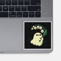 Ghost Meets Lily Of The Valley-None-Glossy-Sticker-xMorfina