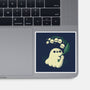 Ghost Meets Lily Of The Valley-None-Glossy-Sticker-xMorfina