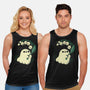 Ghost Meets Lily Of The Valley-Unisex-Basic-Tank-xMorfina
