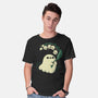 Ghost Meets Lily Of The Valley-Mens-Basic-Tee-xMorfina