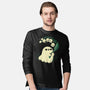 Ghost Meets Lily Of The Valley-Mens-Long Sleeved-Tee-xMorfina