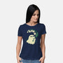 Ghost Meets Lily Of The Valley-Womens-Basic-Tee-xMorfina