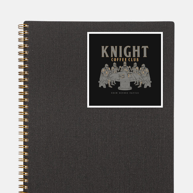 Knight Coffee Club-None-Glossy-Sticker-Tri haryadi