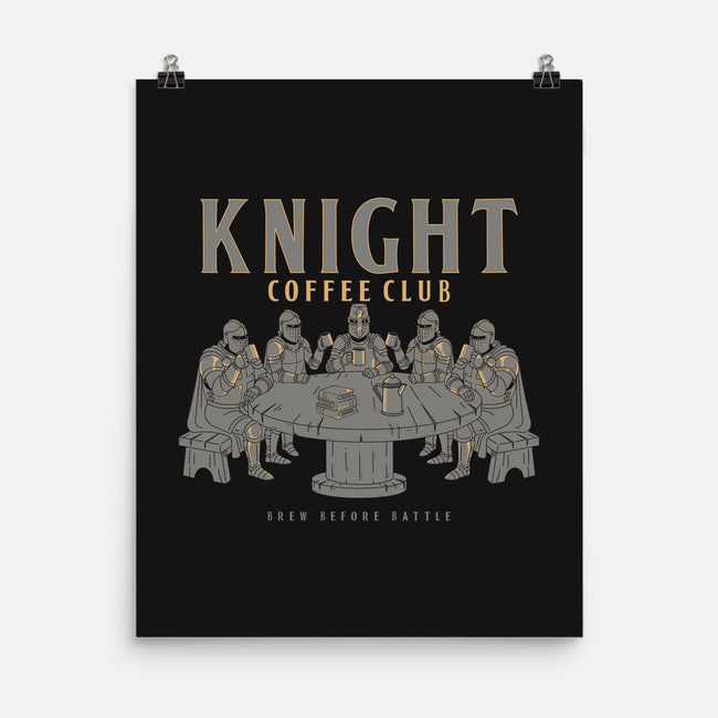 Knight Coffee Club-None-Matte-Poster-Tri haryadi