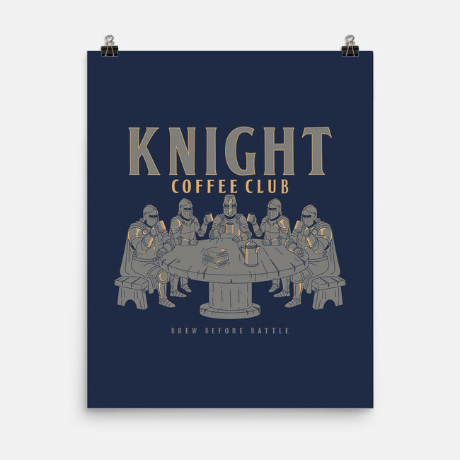 Knight Coffee Club-None-Matte-Poster-Tri haryadi