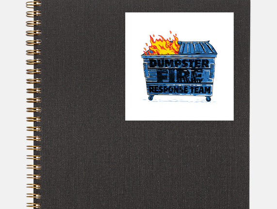 Dumpster Fire Response Team Bin