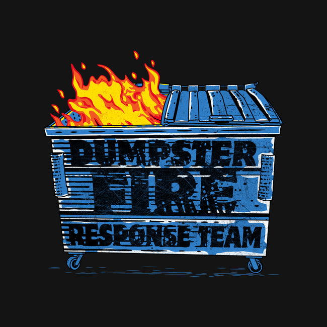 Dumpster Fire Response Team Bin-Womens-Basic-Tee-rocketman_art