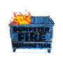 Dumpster Fire Response Team Bin-Womens-Racerback-Tank-rocketman_art