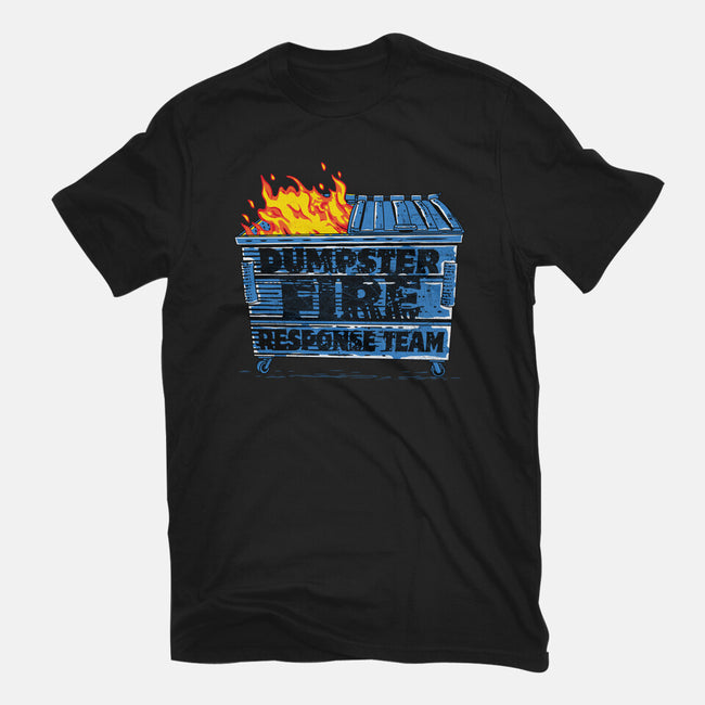 Dumpster Fire Response Team Bin-Youth-Basic-Tee-rocketman_art