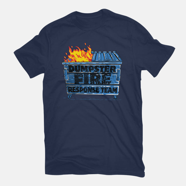 Dumpster Fire Response Team Bin-Mens-Basic-Tee-rocketman_art