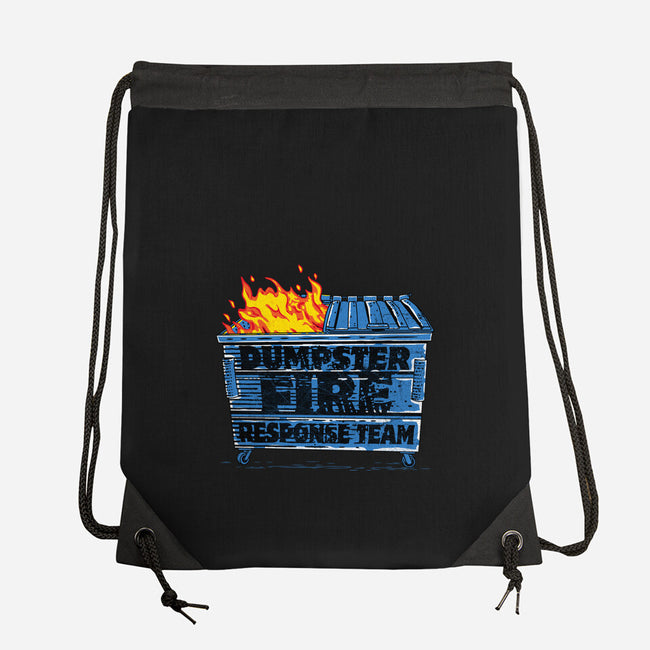Dumpster Fire Response Team Bin-None-Drawstring-Bag-rocketman_art