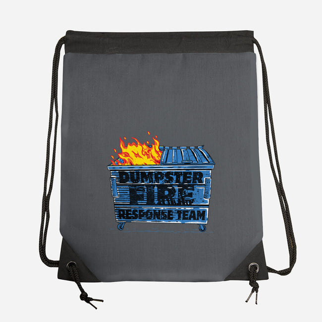 Dumpster Fire Response Team Bin-None-Drawstring-Bag-rocketman_art