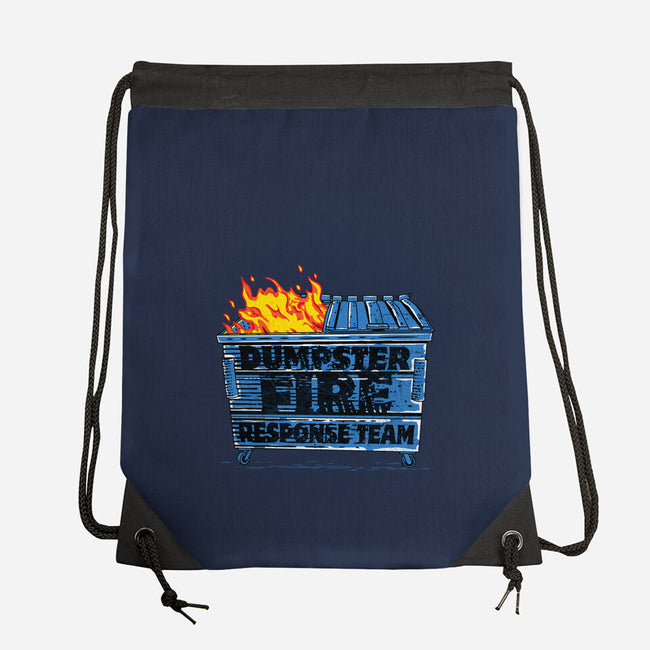 Dumpster Fire Response Team Bin-None-Drawstring-Bag-rocketman_art