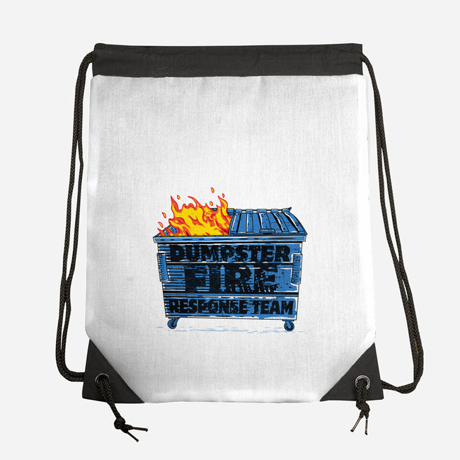 Dumpster Fire Response Team Bin-None-Drawstring-Bag-rocketman_art