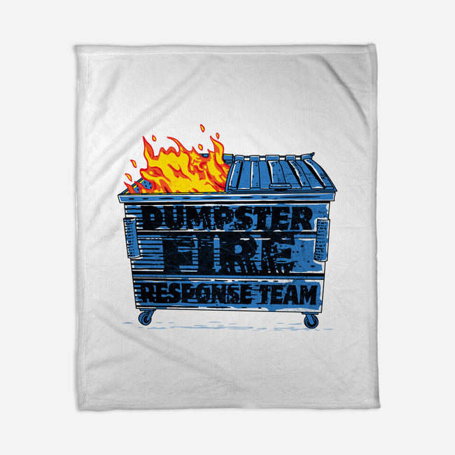 Dumpster Fire Response Team Bin-None-Fleece-Blanket-rocketman_art