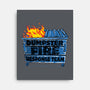 Dumpster Fire Response Team Bin-None-Stretched-Canvas-rocketman_art