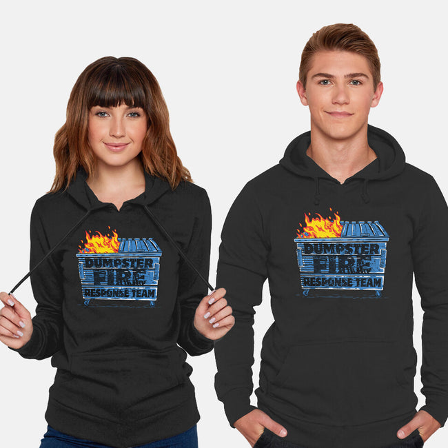 Dumpster Fire Response Team Bin-Unisex-Pullover-Sweatshirt-rocketman_art