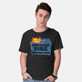 Dumpster Fire Response Team Bin-Mens-Basic-Tee-rocketman_art
