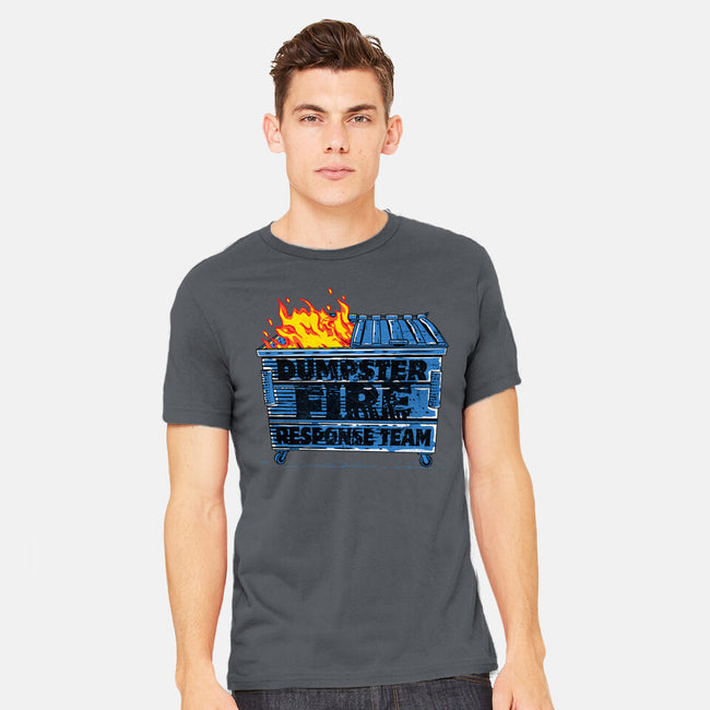 Dumpster Fire Response Team Bin-Mens-Heavyweight-Tee-rocketman_art
