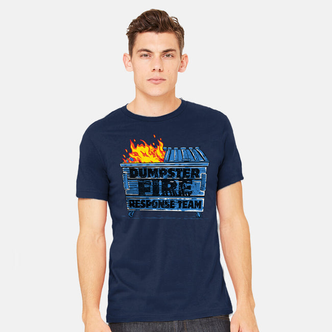 Dumpster Fire Response Team Bin-Mens-Heavyweight-Tee-rocketman_art