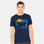Dumpster Fire Response Team Bin-Mens-Heavyweight-Tee-rocketman_art