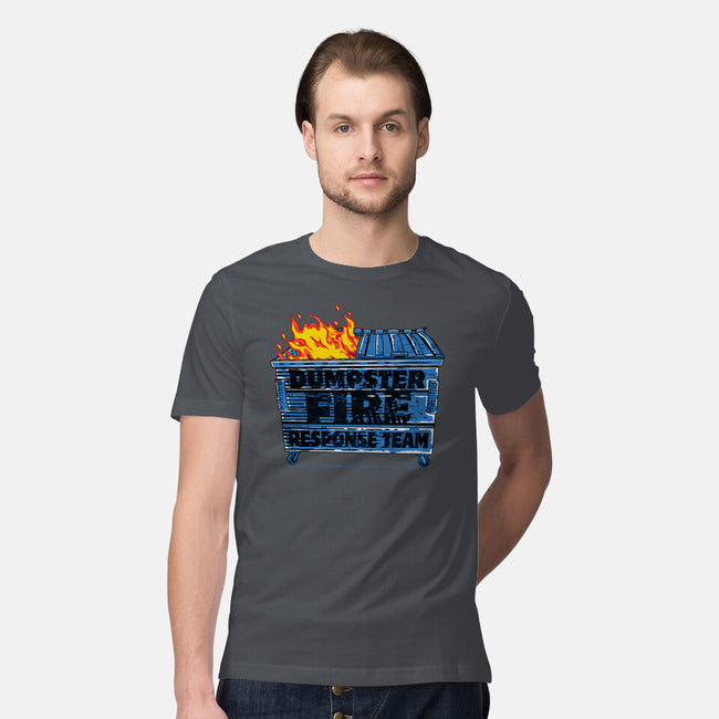 Dumpster Fire Response Team Bin-Mens-Premium-Tee-rocketman_art