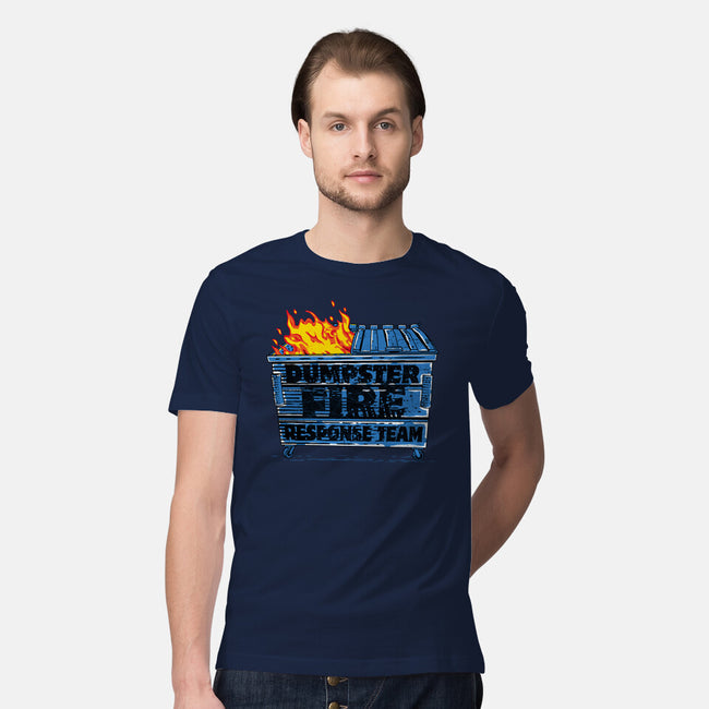 Dumpster Fire Response Team Bin-Mens-Premium-Tee-rocketman_art