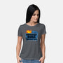 Dumpster Fire Response Team Bin-Womens-Basic-Tee-rocketman_art