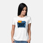 Dumpster Fire Response Team Bin-Womens-Basic-Tee-rocketman_art