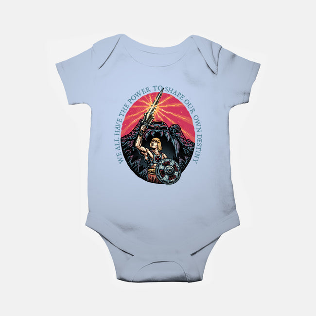 Shape Your Destiny-Baby-Basic-Onesie-glitchygorilla