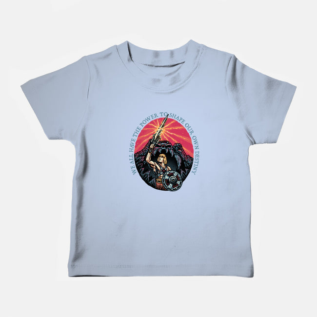 Shape Your Destiny-Baby-Basic-Tee-glitchygorilla