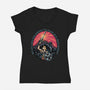 Shape Your Destiny-Womens-V-Neck-Tee-glitchygorilla