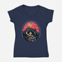 Shape Your Destiny-Womens-V-Neck-Tee-glitchygorilla