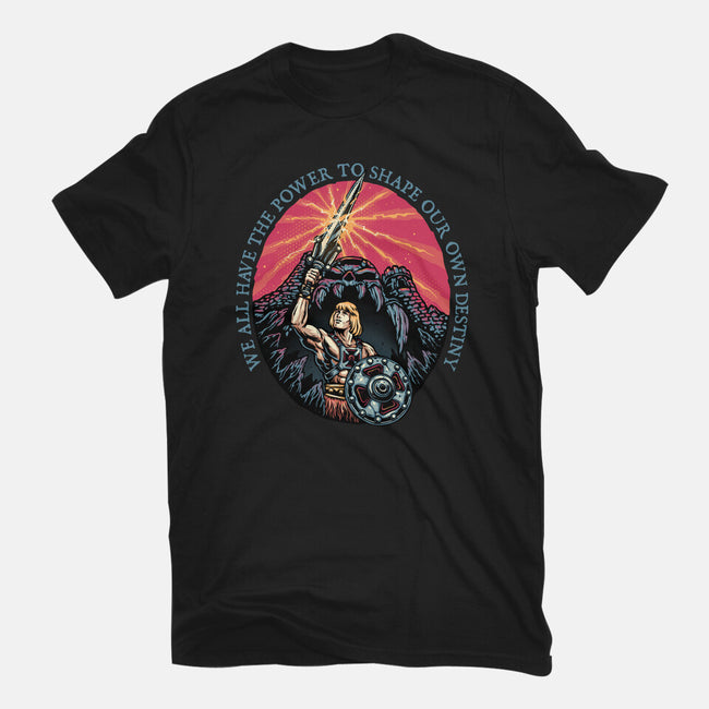 Shape Your Destiny-Womens-Basic-Tee-glitchygorilla