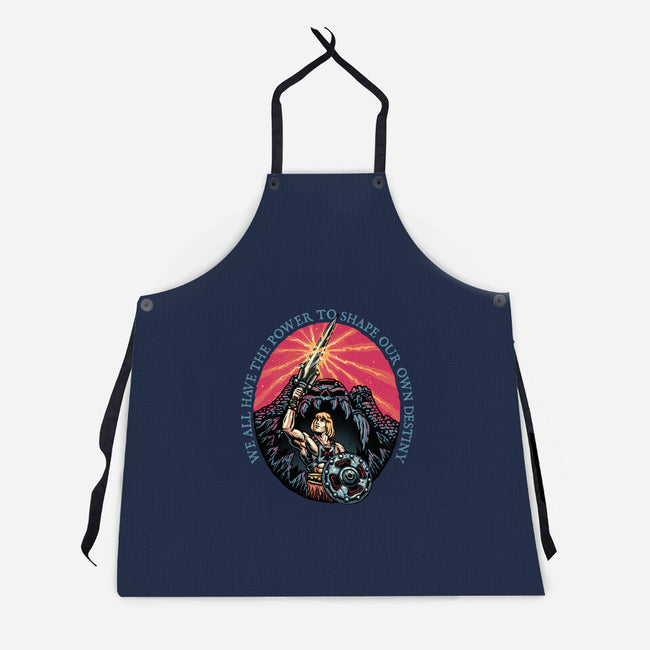 Shape Your Destiny-Unisex-Kitchen-Apron-glitchygorilla